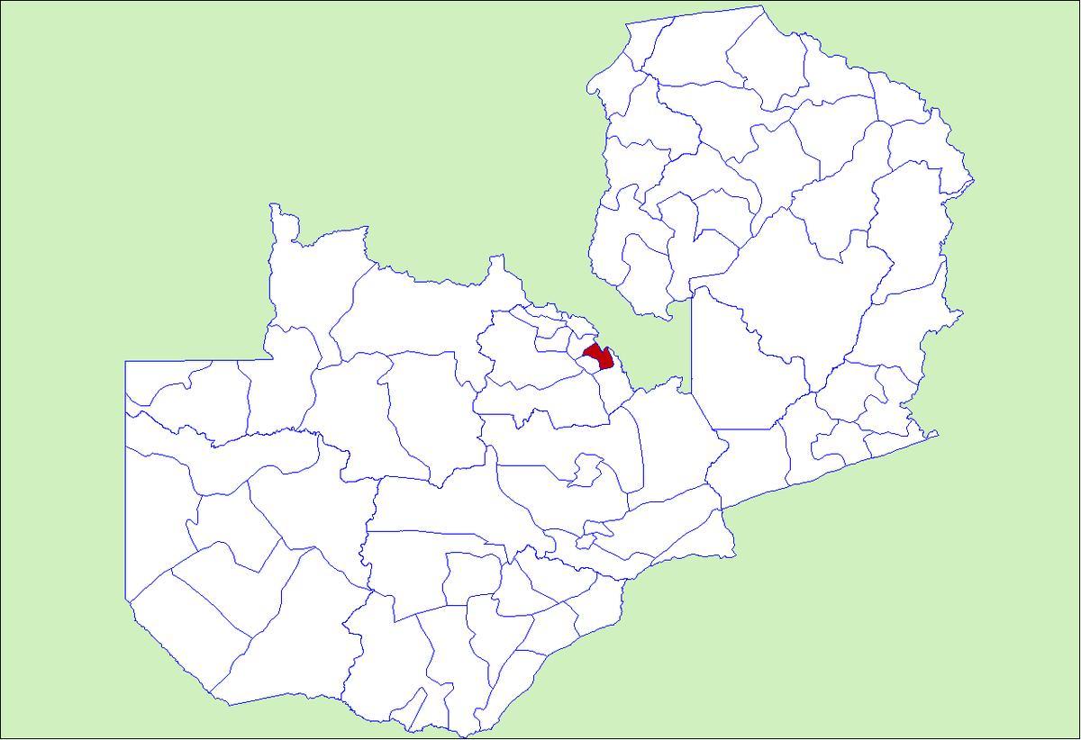 Zemljevid ndola Zambija