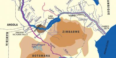 Zemljevid geološkega zambi